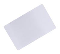RASTKY 50Pcs Plate Blank, 5 Colors Impressive Blanks Engraved Metal Sublimation PVC Cards Business Visiting Name Cards Aluminum Plaque Etching Sheets Multiple Sliver 86 (Silver)