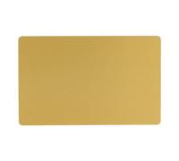 RASTKY 50Pcs Plate Blank, 5 Colors Impressive Blanks Engraved Metal Sublimation PVC Cards Business Visiting Name Cards Aluminum Plaque Etching Sheets Multiple Sliver 86 (Yellow)