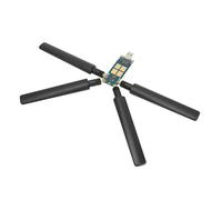 RASTKY 5G DONGLE WiFi Card USB3.1 to M.2 Key B Aluminum Alloy Board with 4 Antennas, Power Indicator for 5G Module Easy Installation and Use