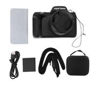 RASTKY 5K Digital Camera, Autofocus 64MP Vlog Camera with 18X Zoom Dual Lens Selfie Camera for Photography, Wireless Connection with Smartphones or Tablets, LED Fill Light Design for