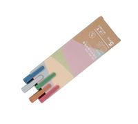 RASTKY 5Pcs Gel Pen Morandi Color System ABS Frosted Body Interchangeable Refill Marker Pen for Students, Portable Ballpoint with Clamp/Holder, Efficient Learning Tools, 0.5mm (5014)