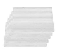 RASTKY 5Pcs Thin Aluminum Heat Sink CPU Cooling, 100 X 80 X 7MM, Efficient Heat Dissipation Parts Routers, Transistors, and Electronic Components