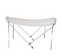 RASTKY 600D Polyester Boat Canopy Fit for Sun Shade Rain Cover for Inflatable Dinghy Canoe, Easy Installation, Ideal for Various Watercraft