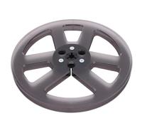 RASTKY 7 Inch 6 Hole Nab Flange Empty Take Reel Take Reel 7 Inch High Hardness 6 Holes Nab Flange Empty Recording Sound Takeup Replacement Studer Aluminum Alloy Recording Takeup (Grey)