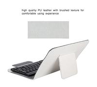 RASTKY 7" Universal Keyboard PU Case Cover for Tablet PC, Plug & Play Wireless Keyboard for IOS/, with Stand Function for Business Office (7-inch black)