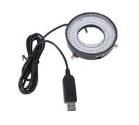 RASTKY 72 LED Microscope Ring Light No Shadow ABS Light Source for Stereo Microscopes with 3 X Screw 1 X LED Ring for Students Kids