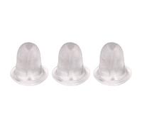 RASTKY 8000Pcs Durable Rubber Earring Backs, 4mm Clear Earring Backs for Jewelry Making, Transparent Backings for Earrings, Suitable for Most Scenarios