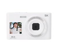 RASTKY 80MP 5K Dual Screen Selfie Digital Camera with 18X Digital Zoom Camera, AF Auto Focus Creative Filters and Beauty for Photography, Supports 4608x2560 Resolution