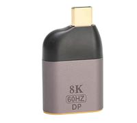 RASTKY 8K USB C to DisplayPort Adapter 32.4Gbps Resolution for XPS, Aluminum Alloy DisplayPort Converter for OS Tablet Pro, Extend or Mirror Laptop Screen to Monitor, Plug and Play