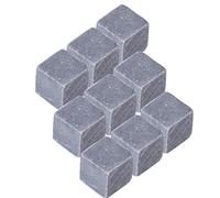 RASTKY 9-Piece Reusable Whiskey Stones Set - Marble Ice Cubes Chilling Drinks
