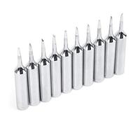 RASTKY 900M-T-1C Efficient Lead-Free Solder Tips Replacement for Solder Iron Fast Heating Long Service Life for Soldering Machines with More Tin 10Pcs for Large Welding Area