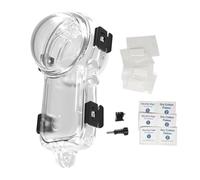 RASTKY Action Camera Dive Case, 164FT PC Shell for X4 Air | Unseen Distortion Reduction Design, 50m Sealed Buckle, High Transparency Optical PC, Mounts Compatible