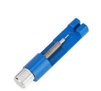 RASTKY Adjustable Metal Watch Band Strap Bracelet Tool - Easy Link Pins Remover & Repair Tool ForWatchmakers - Portable Design - Compatible with Most Watch Sizes (Blue)