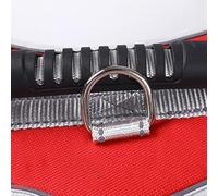 RASTKY Adjustable Reflective Dog Harness with Leash - Durable Pet Chest Harness for Safe Outdoor Walking, Hiking, and Running with Large Dogs - Avoids Accidents and Enhances Comfort (L)