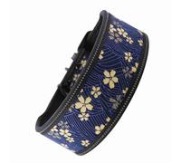 RASTKY Adjustable Reflective Nylon Dog Collar with Soft Padding, Lightweight Buckle Collar for Medium and Large Dogs, Quick to Put On and Off, 1 Piece (S)