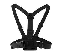 RASTKY Adjustable Shoulder Chest Strap Mount for Cameras Comfortable Harness for Outdoor Nylon Black Material for Most People