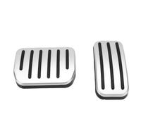 RASTKY Aluminum Alloy Foot Rest Cover Set, Replacement Fitting With Anti Slip Surface, Foot Support Component For Vehicle Control Pedal Structure