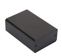 RASTKY Aluminum Printed Circuit Board Instrument Box Durable Split Design for Enthusiasts Black Electronic Project Box/Cover for Heat Dissipation and Electromagnetic Shielding