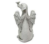 RASTKY Angel Dog Memorial Statue Peaceful Angel Dog Statue for Garden, Synthetic Resin Dog Memorial Stones As a Pet Owners