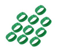 RASTKY Anti Hook Rooster Collars Adjustable No Crow Neckband 10pcs Chicken Collar for Chickens 18x2cm (Regular Version)