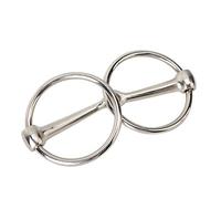 RASTKY Anti-Rust Iron Horse Ring Snaffle Bit Hollow Jointed Mouth for Horseback Riding, Direct Pressure Relief, Exquisite Craft, Great Equestrian Supply