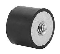 RASTKY Anti Vibration Rubber Mount Isolator for Equipment, 4pcs M6 Rubber Mount for Air Compressors and Welding Machines (DE20*15 M6)