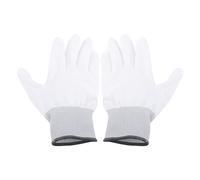 RASTKY Antistatic Nonslip Work Gloves for Precision Assembly Project for PC Computer Phone Repair Suitable for Long Time Use Nylon PU Coated 1 Pair for Repairman (L gray)