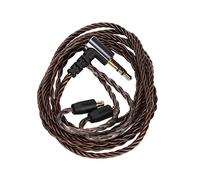 RASTKY ATH E50 E70 LS300 CKS1100 A2DC Upgrade Cable Clear Sound for Audiophile Listening Experience Silver Plated Earphone Cable for Music Enthusiasts