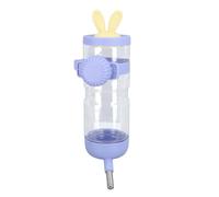 RASTKY Automatic Drip Free Pet Hanging Water Bottle Multipurpose Leakproof Design for Rabbit Hedgehog, Double Non Slip Feeder for Small Animals, Easy to Clean (L)
