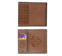 RASTKY Automatic Light Sensor Chicken Coop Door Opener with Remote Control Timing for Chicken Duck Goose LED Display Plastic 13.6x11.4in (Brown)