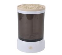 RASTKY Automatic Makeup Brush Cleaner Machine Durable USB Powered for Makeup Enthusiasts Portable Electric Tool (Khaki)
