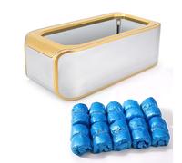 RASTKY Automatic Shoe Covers Dispenser Effortless Machine for Indoors Home Hospital with 200pcs Covers (100pcs)