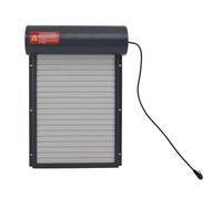 RASTKY Automatic Solar Powered Chicken Coop Door Efficient Convenient Programmable for Poultry Grey 1 Door for Duck Chicken Easy Installation LED Display Timer Mode Solar Panel Battery Owners