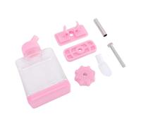 RASTKY Automatic Water Dispenser Water Feeder High Capacity Plastic Automatic Feeder Drinker Chinchilla Rutin Chicken No Mess Dispenser (Pink)