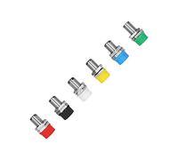 RASTKY Banana Female Panel Mount Banana Socket 10Sets Plug Stable 4mm 6 Colors Panel Terminal Ship Computer Connectors & Adapters
