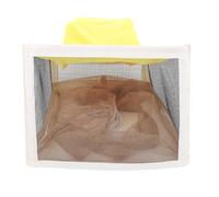 RASTKY Beekeeping Veil Hat Protective Foldable Cap for Outdoor Fishing Field Studies Visor Bee Keeper Hat for Men Mesh Steel Yarn