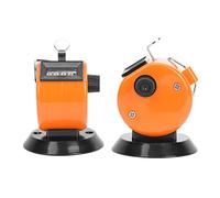 RASTKY BERM Hand Tally Counter Compact Mechanical Counting Tool for Sports Supplies, 4-Digit Handheld Counter for Conference Attendance, ABS Plastic Cover (Red) (Orange)