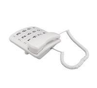 RASTKY Big Button Corded Telephone LED Indicator Hands Free Clear Voice for Elderly Home Use