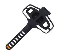RASTKY Bike Silicone Phone Holder Flexible Adjustable Mount Strap for Bicycle Motorcycle Scooter Handlebar Clamp for Most Mobile Phones Eco-Friendly Material (Black)