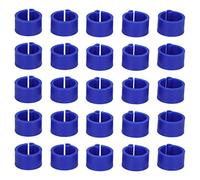 RASTKY Bird Foot, 200pcs 8mm S No Words Poultry Leg Identify 200pcs Bands for Birds with Numbers Clamp/Holder Ing Tool Opening to Homing Most Adult Yellow (Blue)