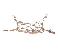 RASTKY Bird Rope Ladder Chew Toy Hemp Rope Climbing Net Swing Play - Great for Birds Climbing, Strong and Tenacious (Small Size)