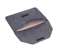 RASTKY Black Felt Laptop Sleeve Bag Durable Anti-Collision Cover for Pro/Air, Notebook Case for Students (15.4 inch)