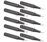 RASTKY Black Inner Heating Soldering Iron Tips Fast Heating 10Pcs Set for 900M-ESD/933 Handle, Perfect Replacement with Long Service Life for Large Welding Pad