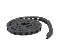 RASTKY Black Nylon Cable Chain for CNC Machines with Stable Structure and Fine Processing for Electronic Equipment, 1 Meter