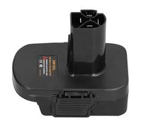 RASTKY Black Power Tool Battery Converter Portable DM18GL Adapter for Lithium Battery DCB200 DCB201 DCB203 DCB204 DCB206 M18, ABS+PC, 6oz, 1 X Adapter for DIY Enthusiasts