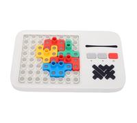 RASTKY Blocks Pattern Matching Puzzle Game STEM Toy, Compact Brain Teaser for Critical Thinking and Strategic Planning, Option for Puzzle Loving Children