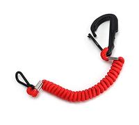 RASTKY Boat Engine Motor Kill Stop Switch, Durable Braided Rope Kill Switch Safety Lanyard for Mercruiser Emergency, 54in Length, Red for Boating Enthusiasts