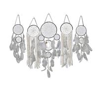 RASTKY Bohemian Hanging Decor Dream Catcher Set for Good Luck and Peace, Beautiful Wall Decoration for Bedroom, Living Room 5x Dreamcatcher Wall Hanging Decor (#2)