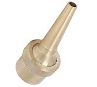 RASTKY Brass Fountain Nozzle Adjustable Direction Jet Water Spray Head for Landscaping, Durable Fountain Sprinkler for Garden Pond, Museums, Libraries, in Brass (1 inch 32mm Internal Teeth)