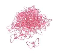 RASTKY Butterflies Shaped Paper Clips Durable Innovative 50Pcs, Lightweight Iron Paperclip Bookmarks for Office School Home, 1.3"x1.1" Size